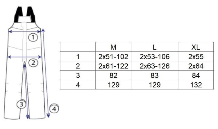 Spodnie Sztormiaki Żeglarskie Morskie Fortuna 2.0 Czerwone Marinepool Wymiary