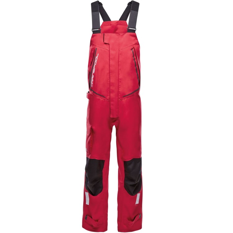 Spodnie Sztormiaki Żeglarskie Morskie Fortuna 2.0 Czerwone Marinepool