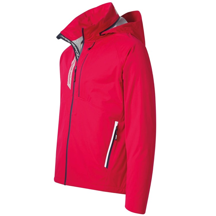 Kurtka Softshell Z Kapturem Męski Czerwony Foldable Jacket Marinepool
