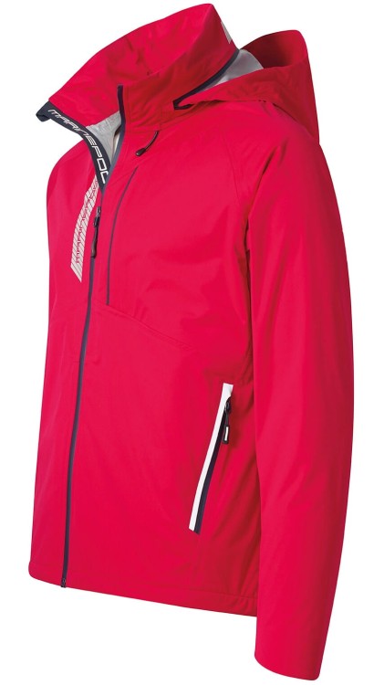 Kurtka Softshell Z Kapturem Męski Czerwony Foldable Jacket Marinepool