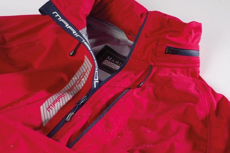 Kurtka Softshell Z Kapturem Męski Czerwony Foldable Jacket Marinepool