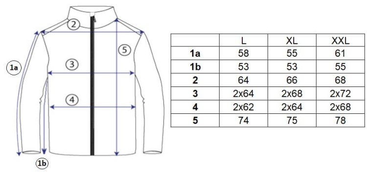 Kurtka Softshell Z Kapturem Męski Foldable Jacket Marinepool Wymiary